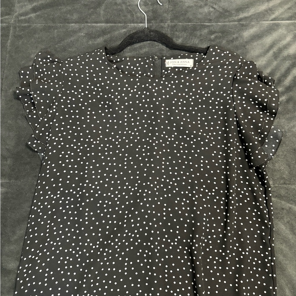 Polka dot blouse